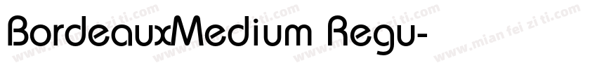 BordeauxMedium Regu字体转换